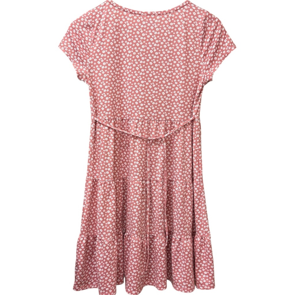 Hollister wrap style jersey dress with floral print, medium - Picture 2 of 10